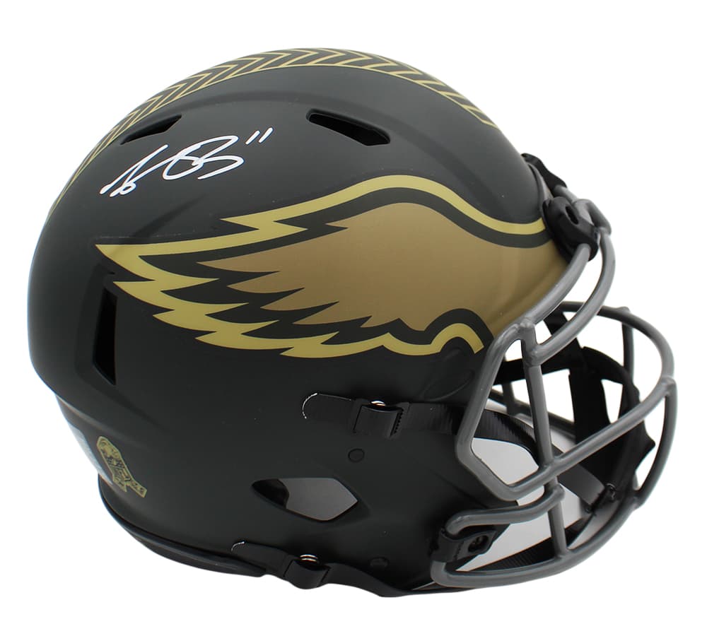 AJ Brown Signed Philadelphia Eagles Speed Authentic Salute to Service 4 NFL Helmet AJ Brown Helmet aj-brown-philadelphia-eagles-speed-salute, Philadelphia Eagles, supplier stock photo