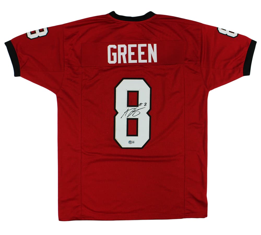 AJ Green Signed Georgia Red Custom Jersey AJ Green Jersey aj-green-georgia-red, supplier stock photo