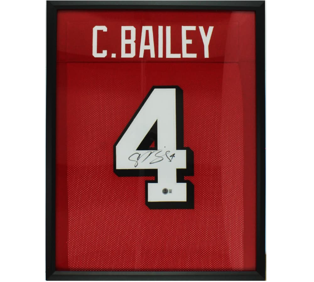 Champ Bailey Signed Framed Georgia Red Jersey Champ Bailey Jersey champ-bailey-framed-georgia-red, supplier stock photo