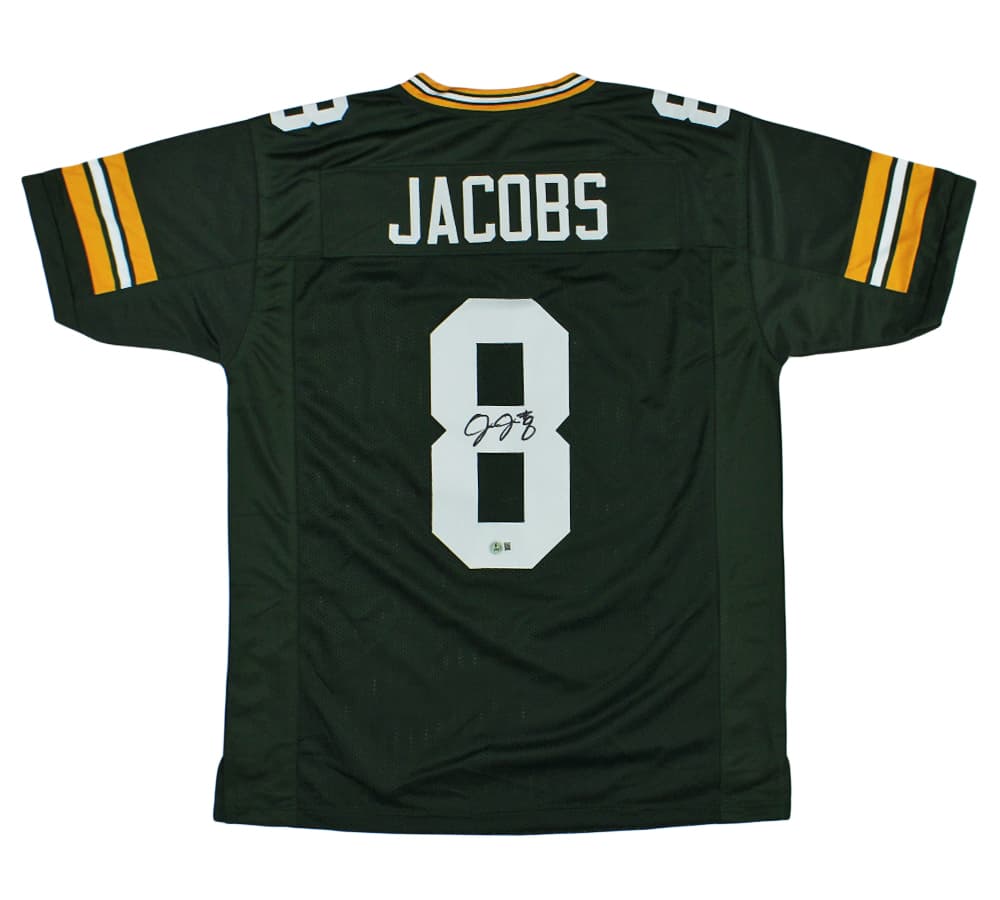Josh Jacobs Signed Green Bay Custom Green Jersey Josh Jacobs Jersey josh-jacobs-green-bay, supplier stock photo