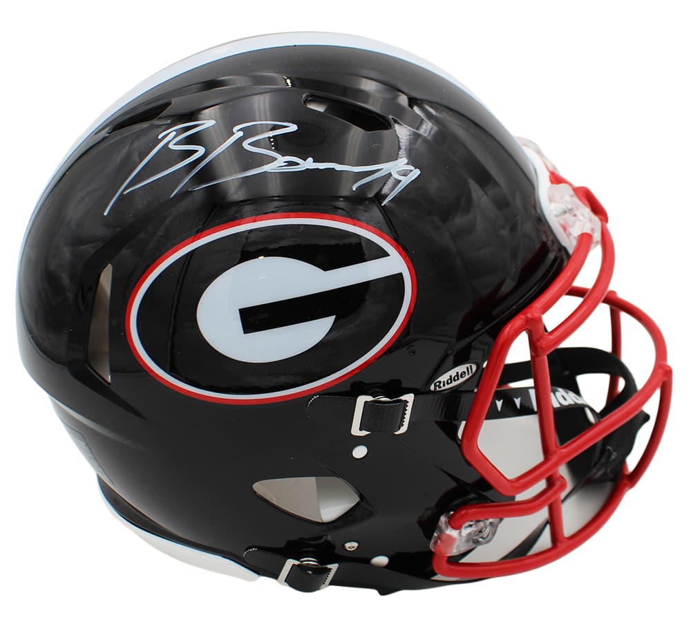 Brock Bowers Signed Georgia Bulldogs Speed Authentic Black NCAA Helmet Brock Bowers Helmet brock-bowers-georgia-bulldogs-speed-black, Georgia Bulldogs, supplier stock photo