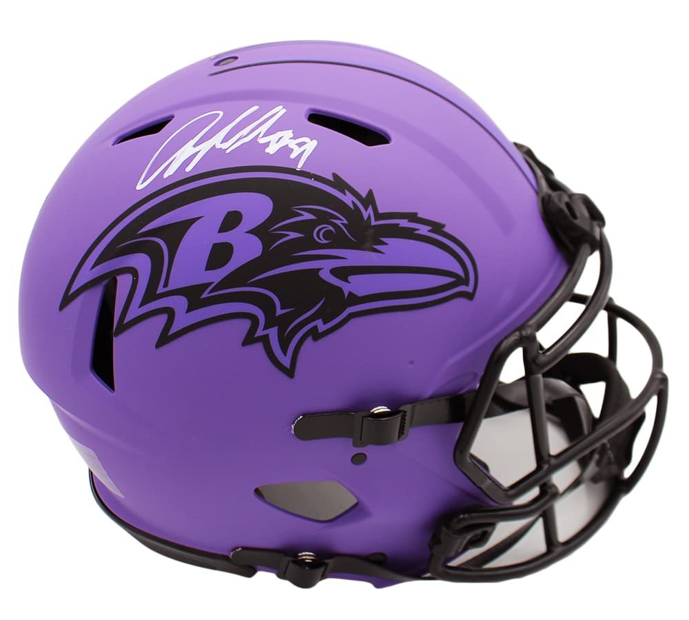 Anquan Boldin Signed Baltimore Ravens Speed Authentic Rave NFL Helmet Anquan Boldin Helmet anquan-boldin-baltimore-ravens-speed-rave, supplier stock photo
