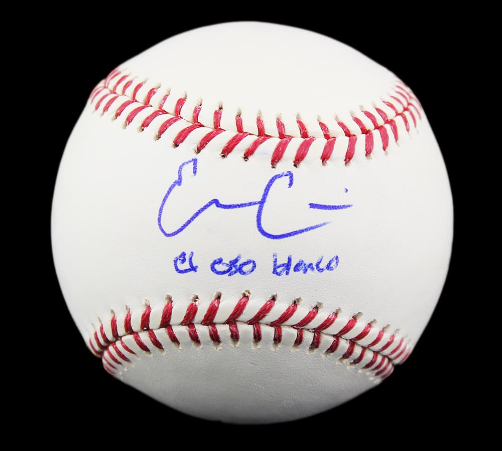 Evan Gattis Signed Atlanta Braves Rawlings MLB Baseball with “El Oso Blanco” Inscription” Evan Gattis Ball evan-gattis-atlanta-braves-rawlings-mlb, Atlanta Braves, supplier stock photo
