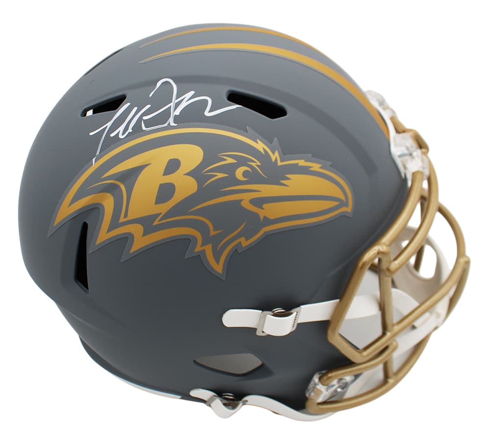 Terrell Suggs Signed Baltimore Ravens Speed Full Size Slate NFL Helmet Terrell Suggs Helmet terrell-suggs-baltimore-ravens-speed-full, supplier stock photo