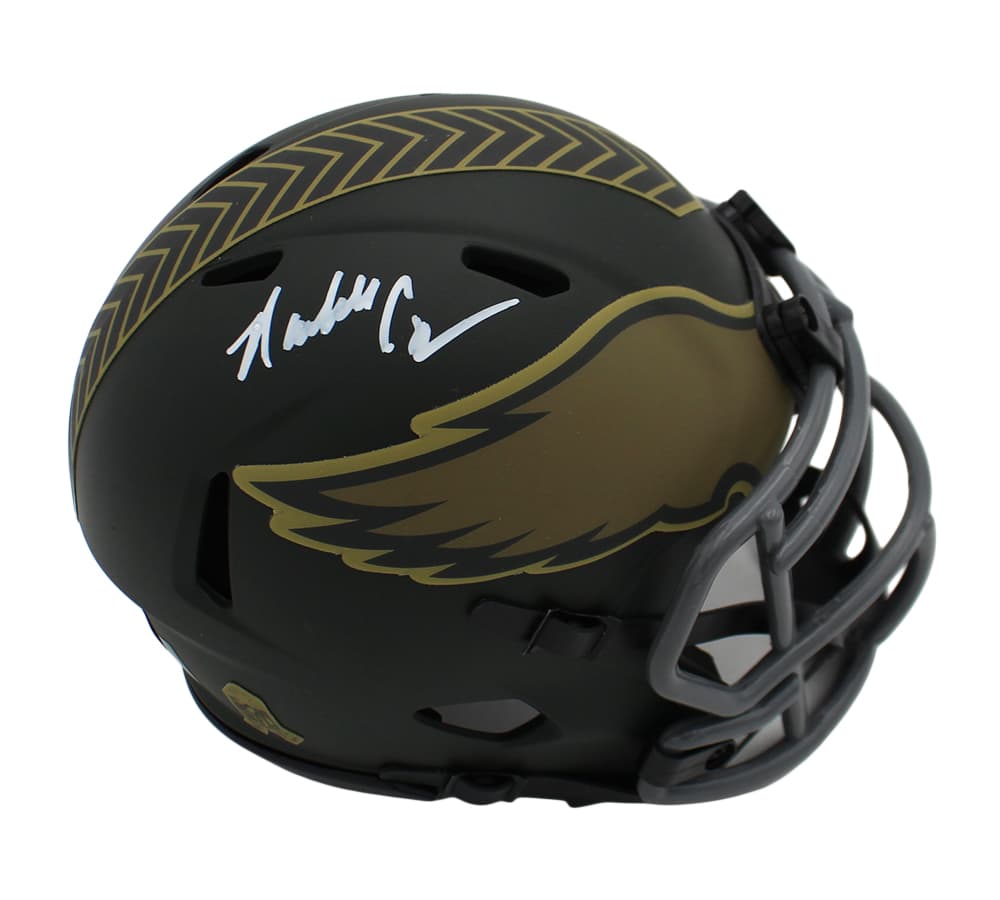 Randall Cunningham Signed Philadelphia Eagles Speed Salute to Service 4 NFL Mini Helmet Randall Cunningham Helmet randall-cunningham-philadelphia-eagles-speed, Philadelphia Eagles, supplier stock photo