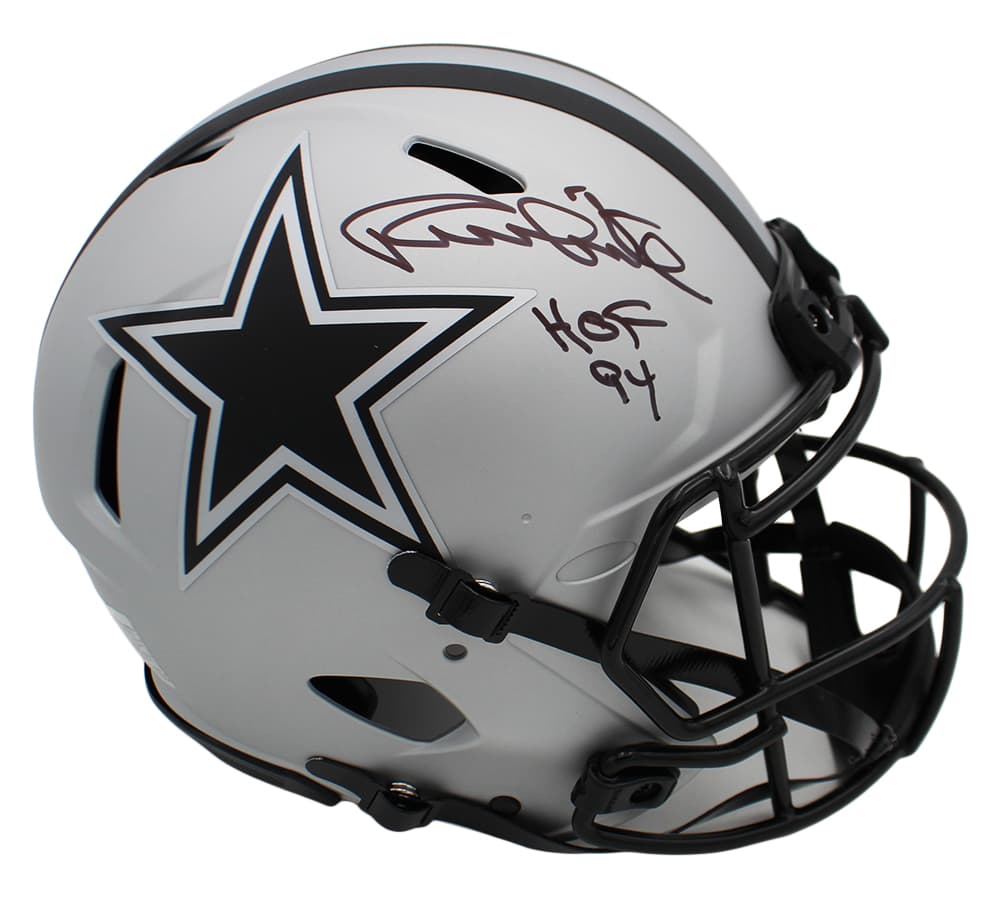 Randy White Signed Dallas Cowboys Speed Rave Authentic NFL Helmet With “HOF 94” Inscription Randy White Helmet randy-white-dallas-cowboys-speed-rave, Dallas Cowboys, supplier stock photo