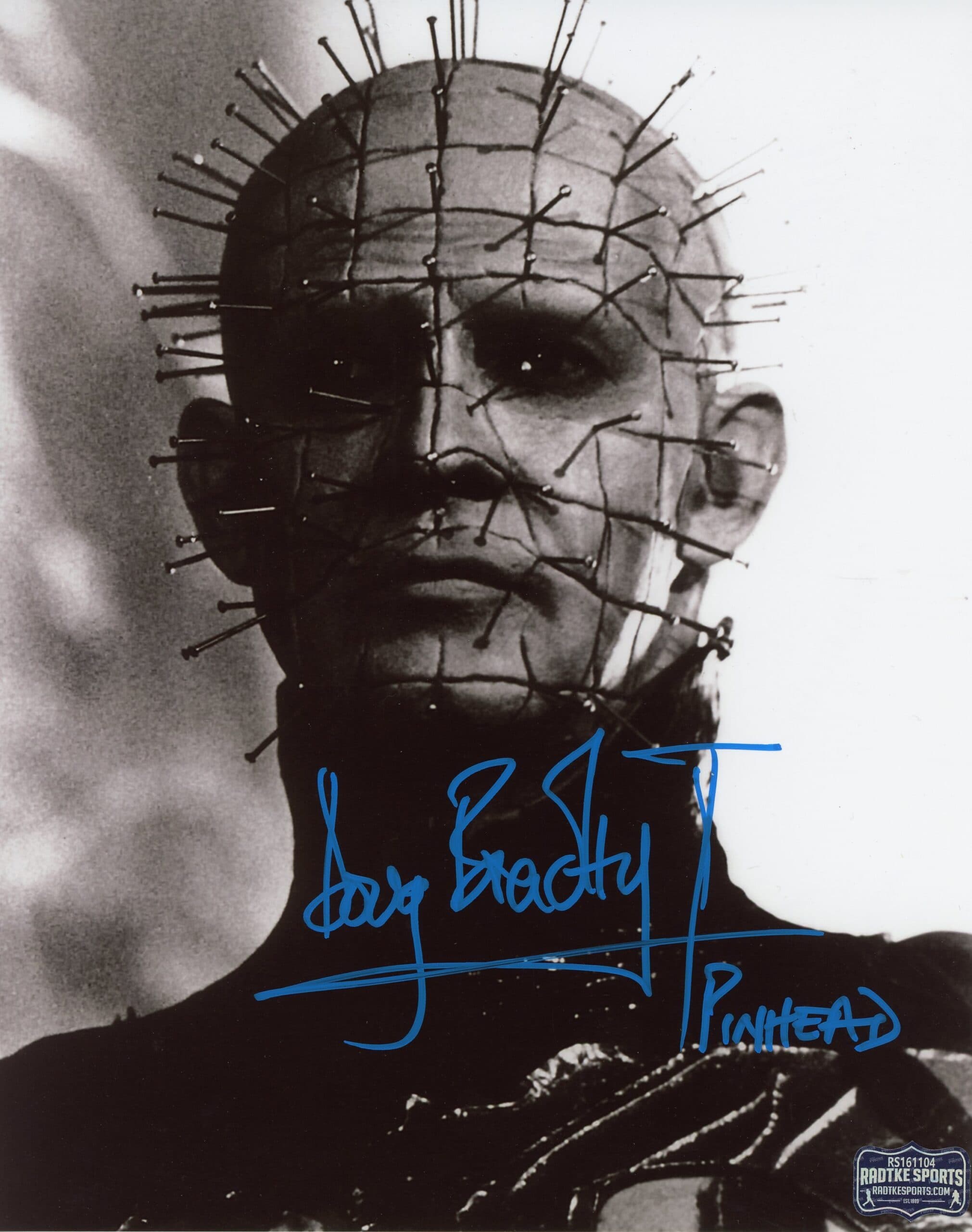 Doug Bradley Signed Unframed 8×10 Black & White Close Up Hellraiser Photo with “Pinhead” Inscription Doug Bradley Photo 8x10-doug-bradley-unframed-8-10-black, supplier stock photo
