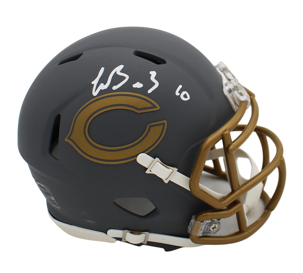 Luther Burden Signed Chicago Bears Speed Slate NFL Mini Helmet Luther Burden Helmet luther-burden-chicago-bears-speed-slate, Chicago Bears, supplier stock photo