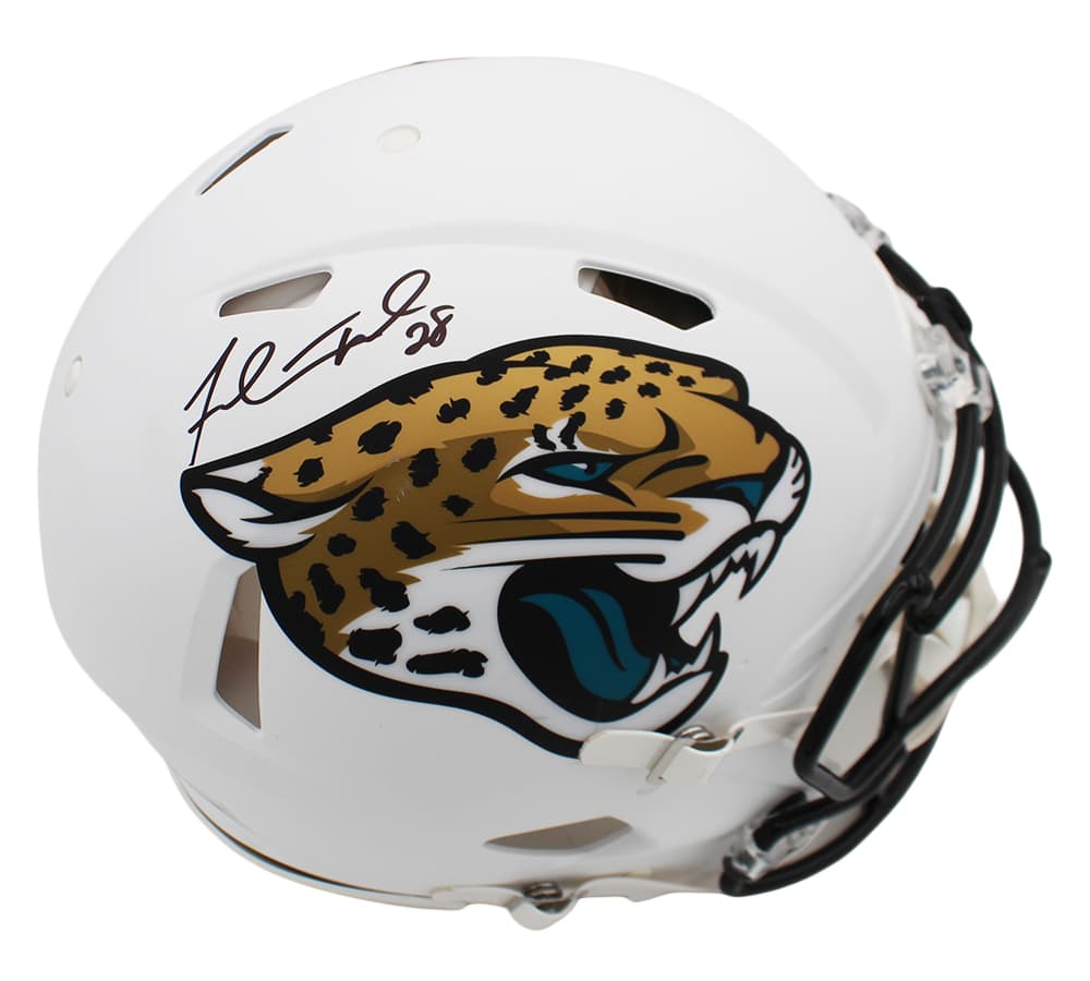 Fred Taylor Signed Jacksonville Jaguars Speed Authentic Alternate 2024 NFL Helmet Fred Taylor Helmet fred-taylor-jacksonville-jaguars-speed, supplier stock photo
