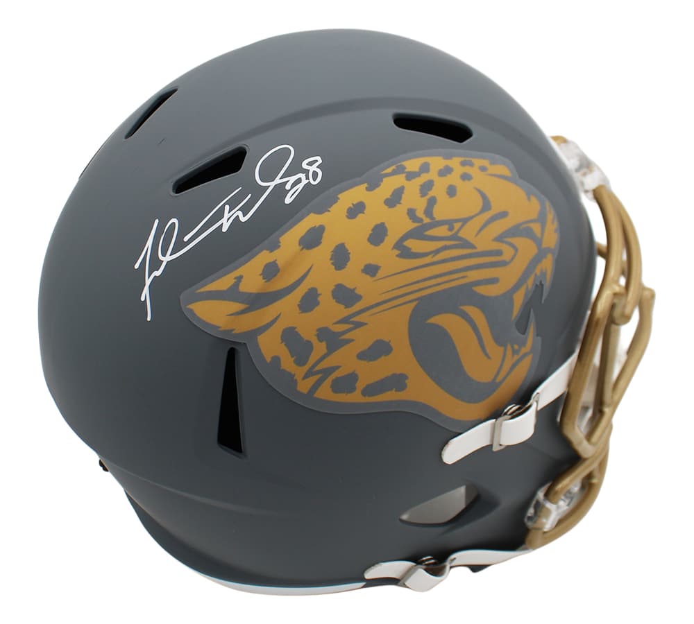Fred Taylor Signed Jacksonville Jaguars Speed Full Size Slate NFL Helmet Fred Taylor Helmet fred-taylor-jacksonville-jaguars-speed-full, supplier stock photo