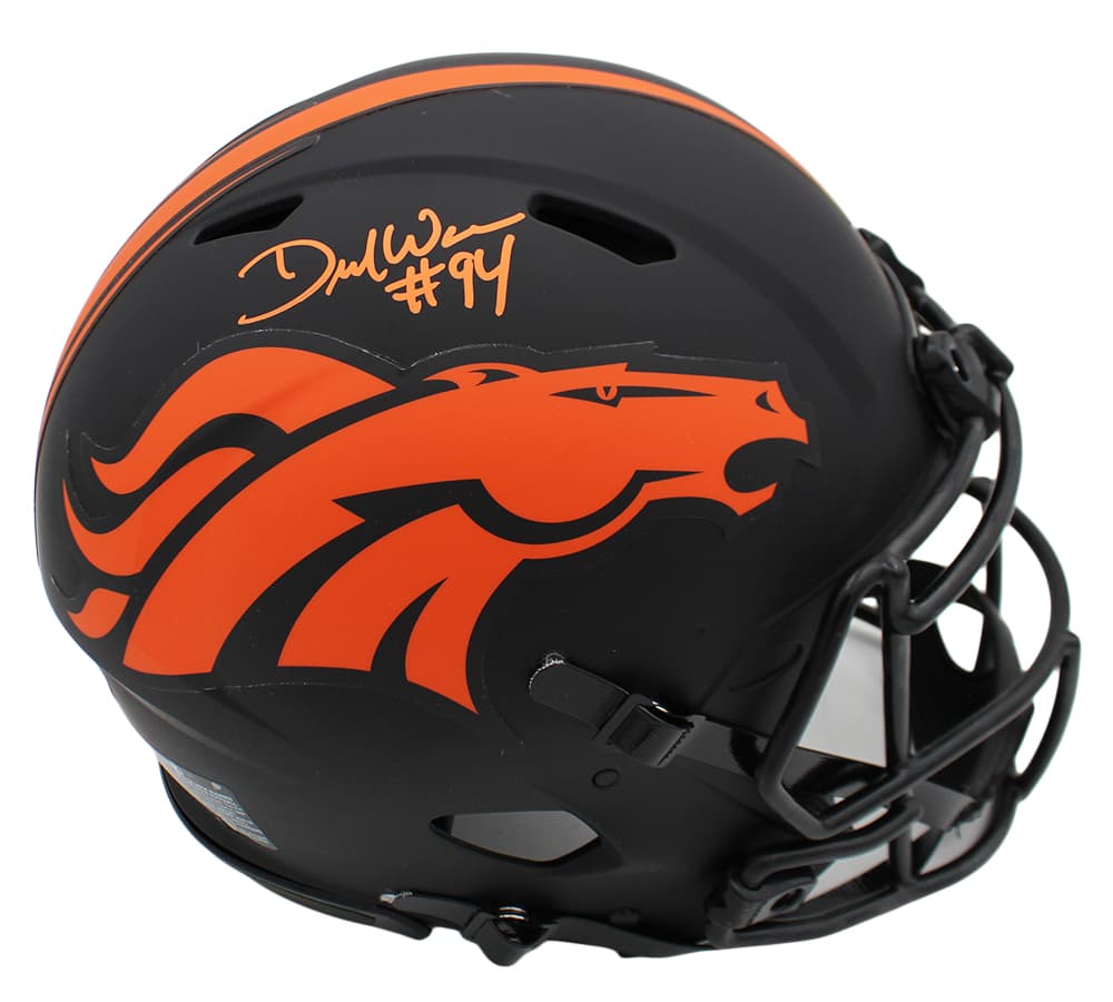 DeMarcus Ware Signed Denver Broncos Speed Authentic Eclipse NFL Helmet DeMarcus Ware Helmet demarcus-ware-denver-broncos-speed-eclipse, Denver Broncos, supplier stock photo