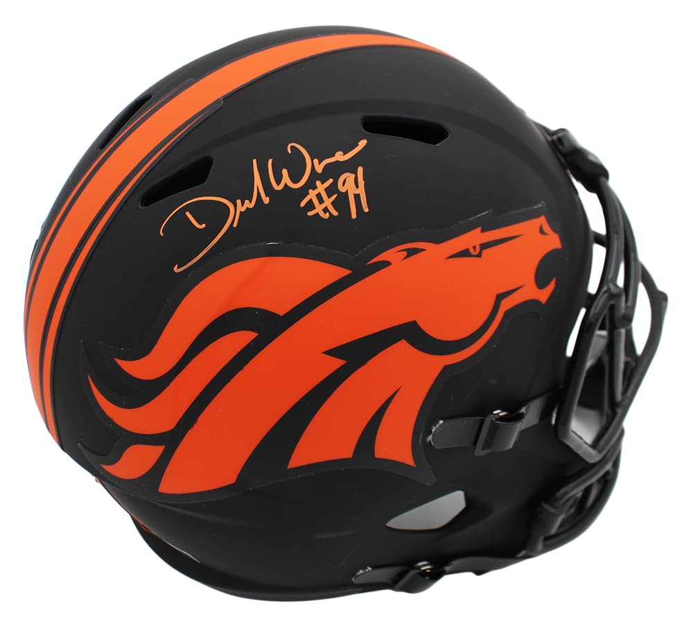 DeMarcus Ware Signed Denver Broncos Speed Full Size Eclipse NFL Helmet DeMarcus Ware Helmet demarcus-ware-denver-broncos-speed-full, Denver Broncos, supplier stock photo