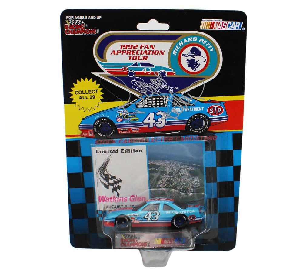 Richard Petty Signed NASCAR Watkins Glen Limited Edition August 9, 1992 Racing Champions Toy Car Richard Petty Other richard-petty-nascar-watkins-glen-limited, supplier stock photo