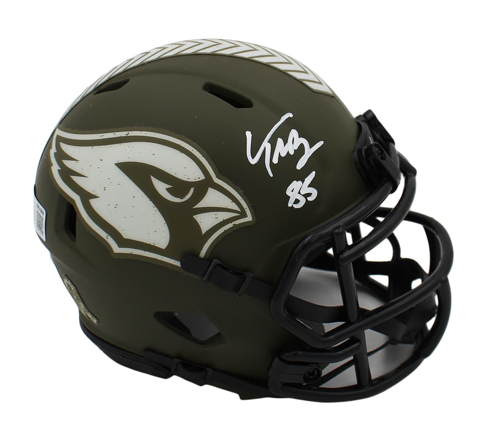 Trey McBride Signed Arizona Cardinals Speed Salute to Service NFL Mini Helmet Trey McBride Helmet trey-mcbride-arizona-cardinals-speed-salute, supplier stock photo