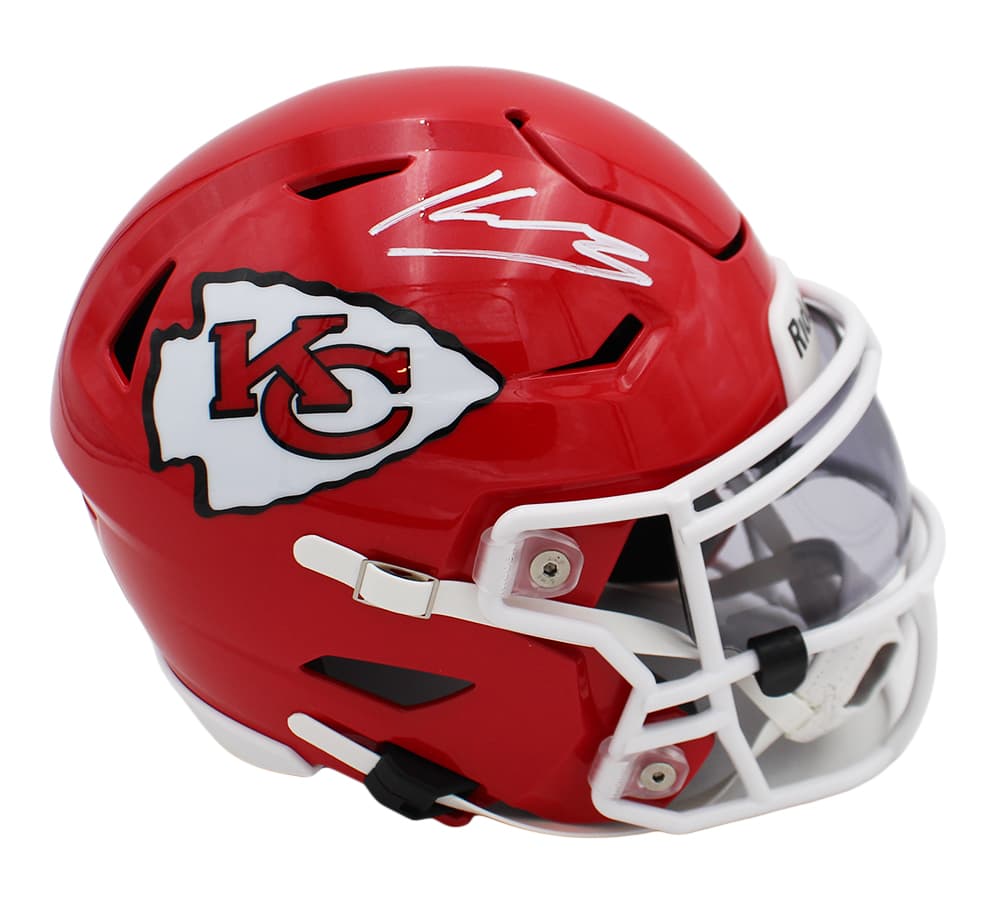 Kenneth Walker III Signed Kansas City Chiefs Speed Flex Mid-Size NFL Midi Helmet Kenneth Walker III Helmet kenneth-walker-iii-kansas-city-chiefs, Kansas City Chiefs, supplier stock photo