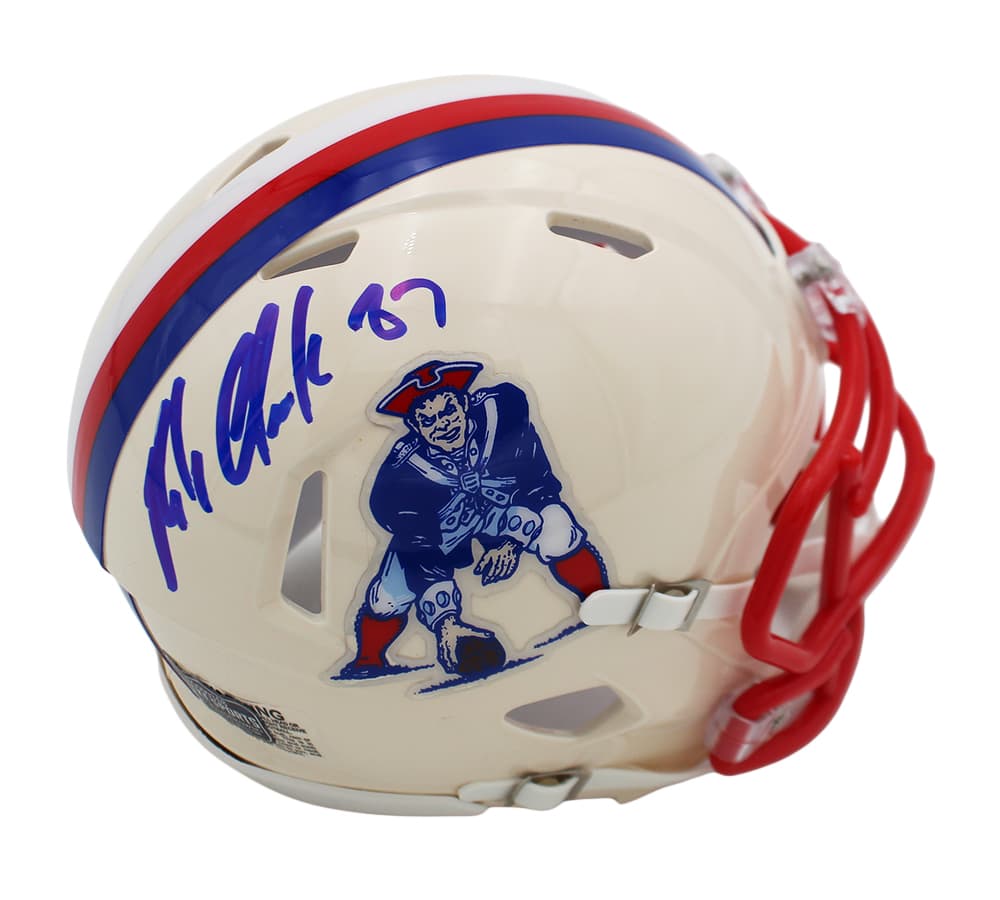 Rob Gronkowski Signed New England Patriots Speed Retro NFL Mini Helmet Rob Gronkowski Helmet rob-gronkowski-england-patriots-speed-retro, New England Patriots, supplier stock photo