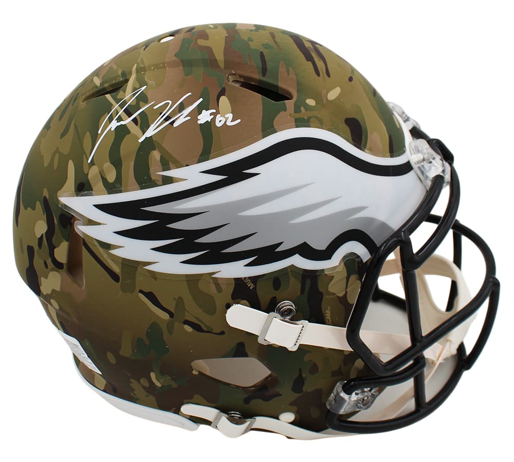 Jason Kelce Signed Philadelphia Eagles Speed Authentic Camo NFL Helmet Jason Kelce Helmet jason-kelce-philadelphia-eagles-speed-camo, Philadelphia Eagles, supplier stock photo
