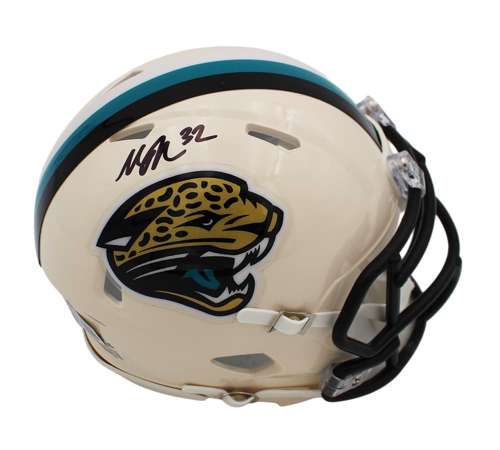Maurice Jones-Drew Signed Jacksonville Jaguars Speed Retro NFL Mini Helmet Maurice Jones-Drew Helmet maurice-jones-drew-jacksonville-jaguars-speed, supplier stock photo
