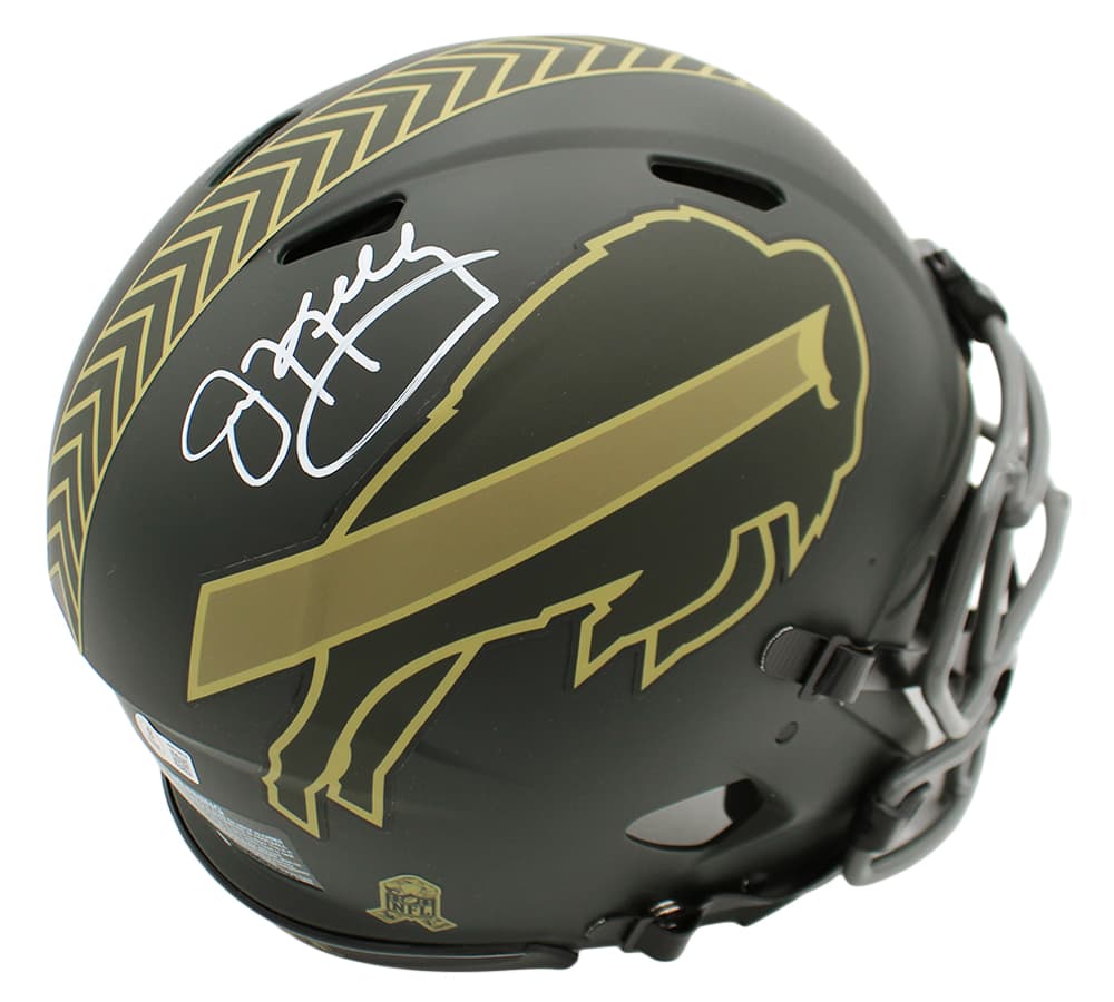 Jim Kelly Signed Buffalo Bills Speed Authentic Salute to Service 4 NFL Helmet Jim Kelly Helmet jim-kelly-buffalo-bills-speed-salute, Buffalo Bills, supplier stock photo