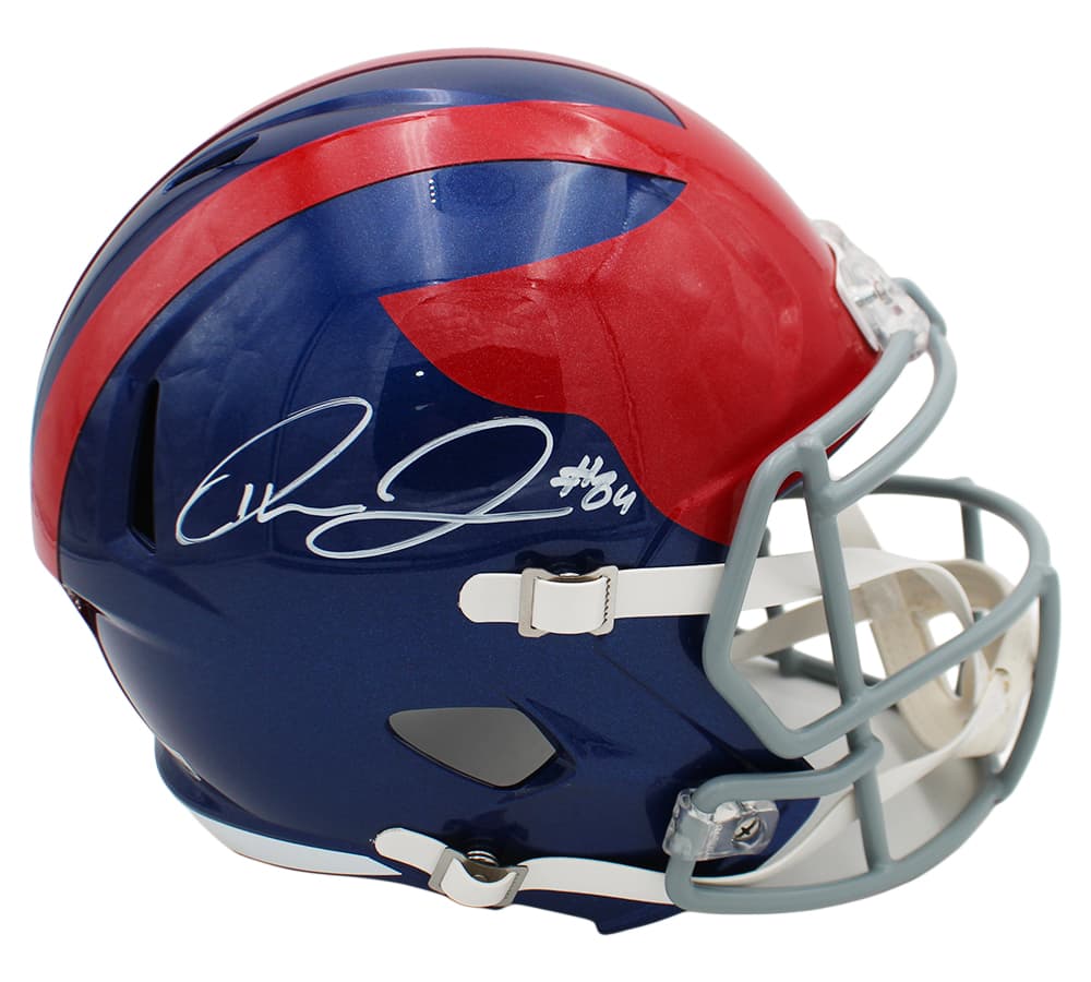 Theo Johnson Signed New York Giants Speed Full Size Alternate 2024 NFL Helmet Theo Johnson Helmet theo-johnson-york-giants-speed-full, New York Giants, supplier stock photo