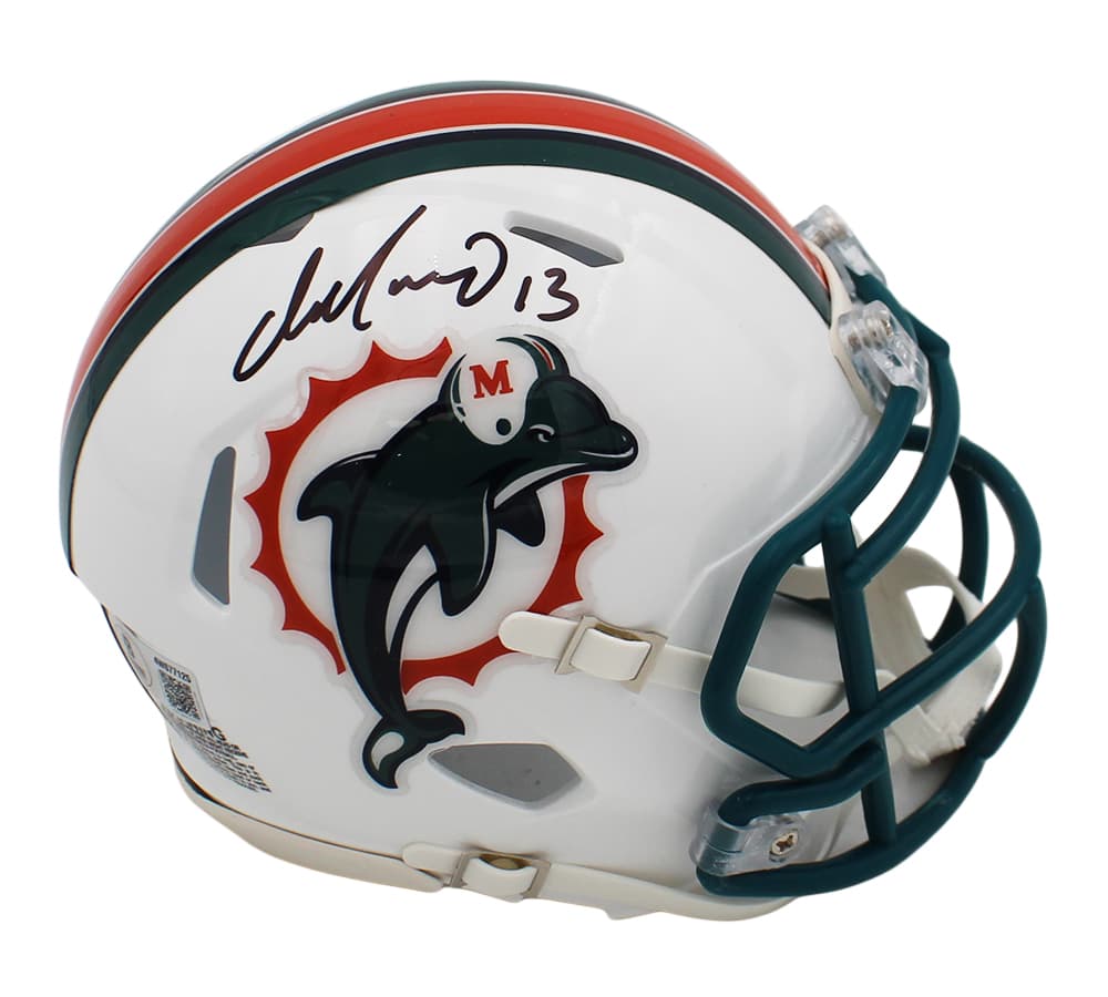 Dan Marino Signed Miami Dolphins Speed Throw Back 97-12 Mini NFL Helmet Dan Marino Helmet dan-marino-miami-dolphins-speed-throw, Miami Dolphins, supplier stock photo