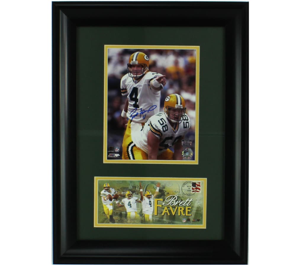 Brett Favre Signed Green Bay Packers Framed 8×10 NFL Photo Brett Favre Photo 8x10-brett-favre-green-bay-packers-framed, Green Bay Packers, supplier stock photo
