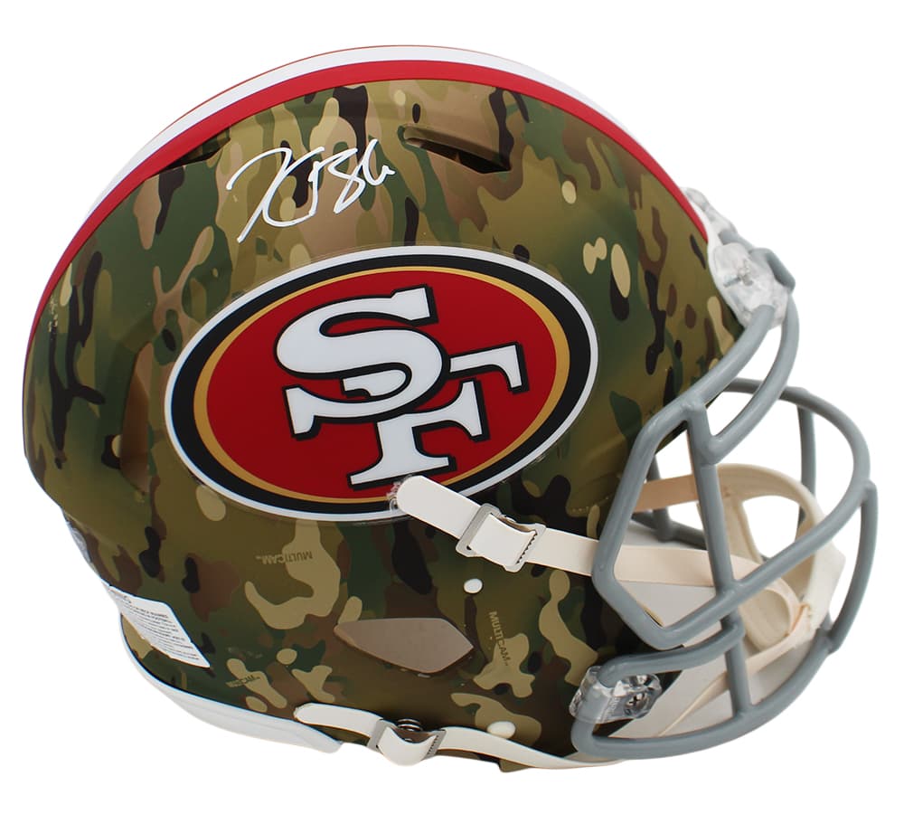 Kaelon Black Signed San Francisco 49ers Speed Camo Authentic NFL Helmet Kaelon Black Helmet kaelon-black-san-francisco-49ers-speed, San Francisco 49ers, supplier stock photo