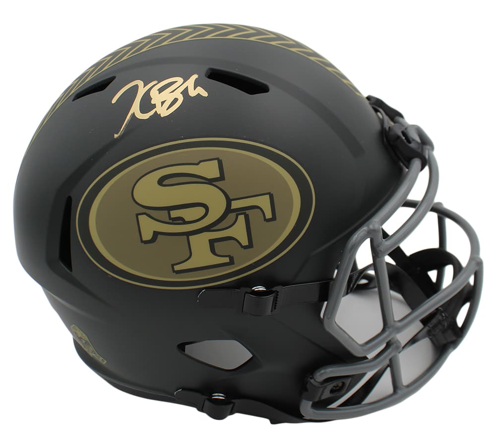 Kaelon Black Signed San Francisco 49ers Speed Salute to Service 4 Full Size NFL Helmet Kaelon Black Helmet kaelon-black-san-francisco-49ers-speed, San Francisco 49ers, supplier stock photo