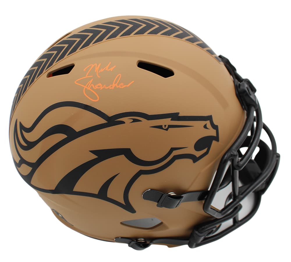 Mike Shanahan Signed Denver Broncos Speed Full Size Salute to Service 2 NFL Helmet Mike Shanahan Helmet mike-shanahan-denver-broncos-speed-full, Denver Broncos, supplier stock photo
