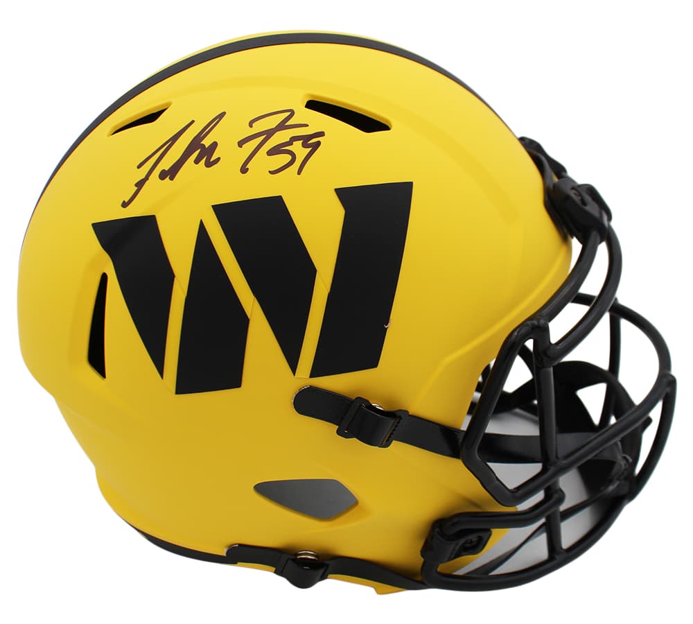 London Fletcher Signed Washingon Commanders Speed Full Size Rave NFL Helmet London Fletcher Helmet london-fletcher-washingon-commanders-speed-full, supplier stock photo