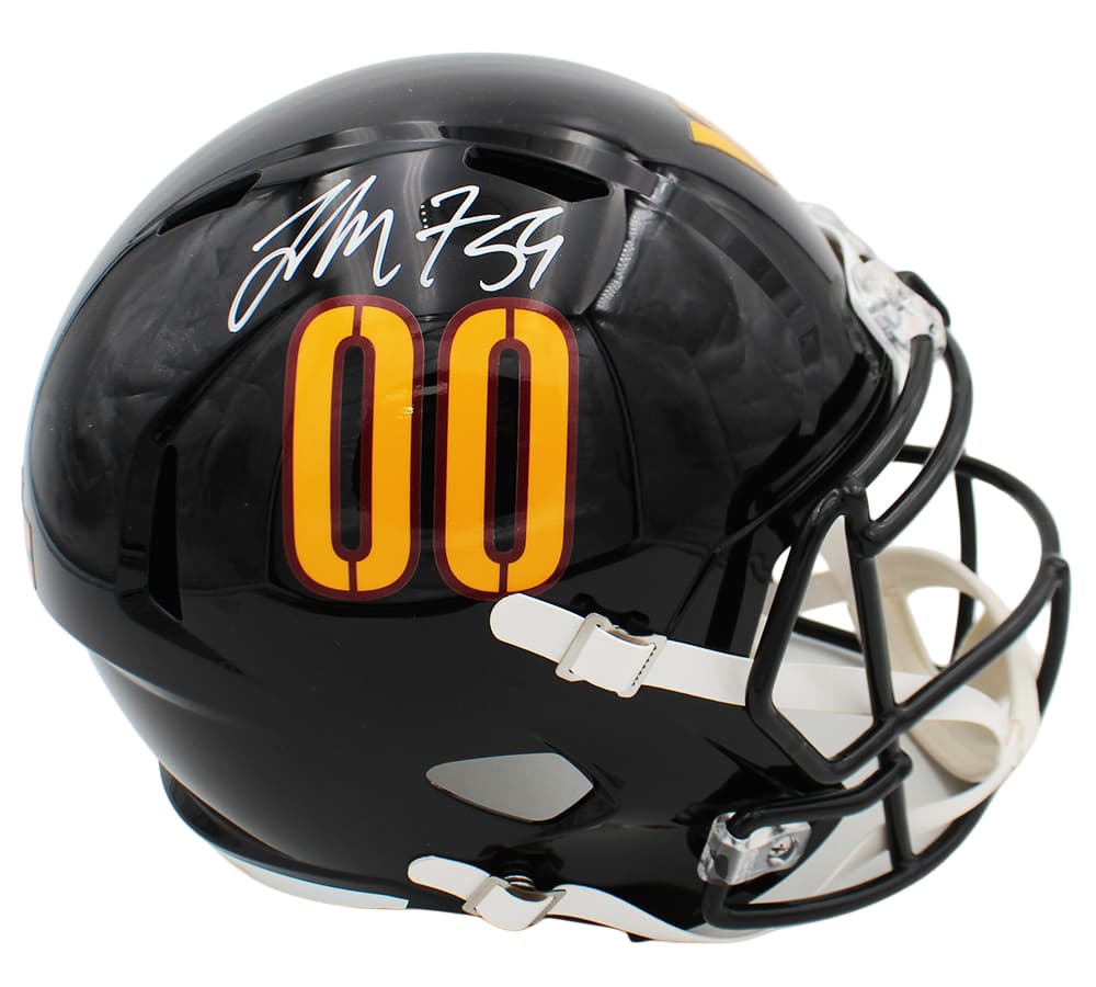 London Fletcher Signed Washingon Commanders Speed Full Size Alternate 2022 NFL Helmet London Fletcher Helmet london-fletcher-washingon-commanders-speed-full, supplier stock photo