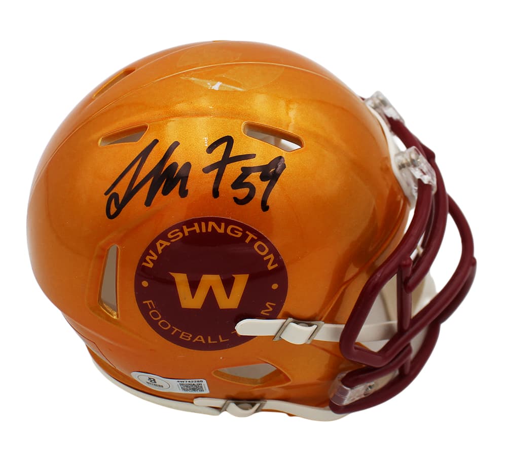 London Fletcher Signed Washingon Commanders Speed Flash NFL Mini Helmet London Fletcher Helmet london-fletcher-washingon-commanders-speed, supplier stock photo