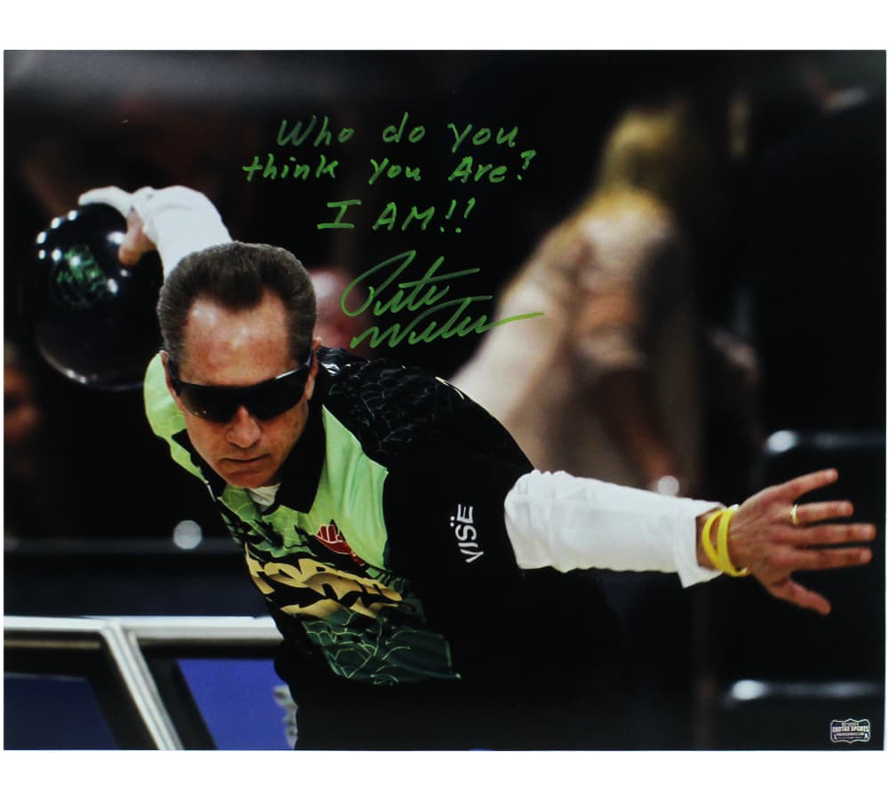 Pete Weber Signed Unframed 16×20 Bowling Photo with “Who do you think you are? I Am” Inscription Pete Weber Photo 16x20-pete-weber-unframed-16-20-bowling, supplier stock photo