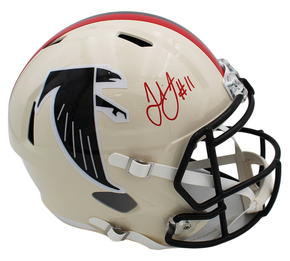 Julio Jones Signed Atlanta Falcons Speed Full Size Retro NFL Helmet Julio Jones Helmet julio-jones-atlanta-falcons-speed-full, supplier stock photo