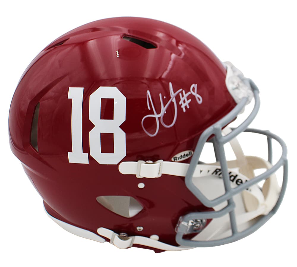 Julio Jones Signed Alabama Crimson Tide Speed Authentic #18 NCAA Helmet Julio Jones Helmet julio-jones-alabama-crimson-tide-speed, Alabama Crimson Tide, supplier stock photo