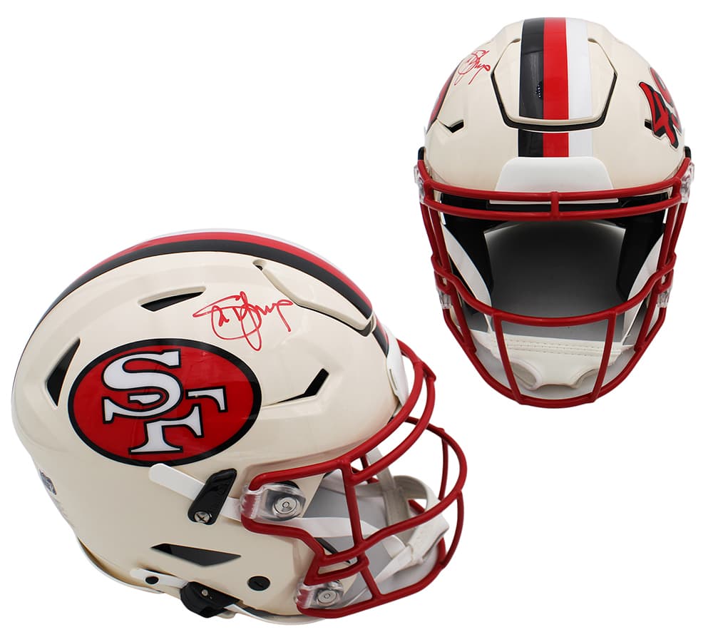 Steve Young Signed San Francisco 49ers Speed Flex Authentic Retro NFL Helmet Steve Young Helmet steve-young-san-francisco-49ers-speed, San Francisco 49ers, supplier stock photo