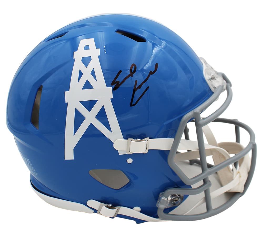 Earl Campbell Signed Houston Oilers Speed Authentic Throwback 1960-62 NFL Helmet Earl Campbell Helmet earl-campbell-houston-oilers-speed-throwback, Houston Oilers, supplier stock photo