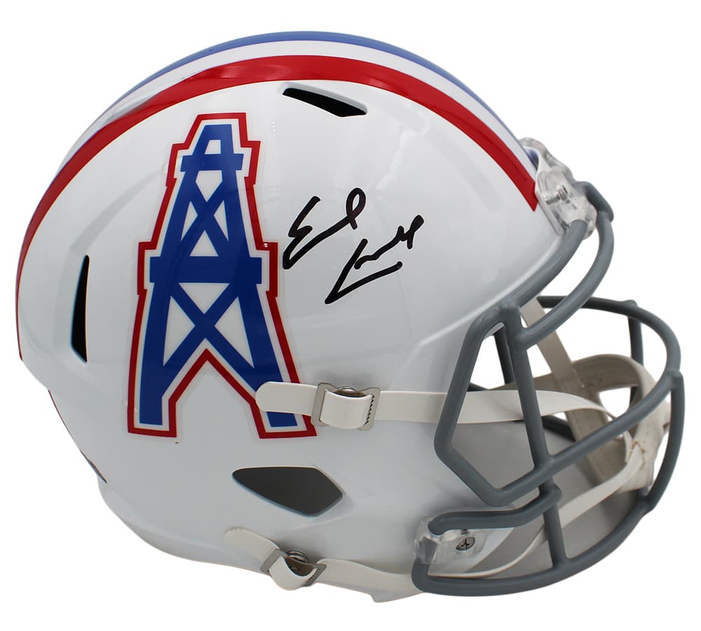Earl Campbell Signed Houston Oilers Speed Full Size Throwback 1975- 80 NFL Helmet Earl Campbell Helmet earl-campbell-houston-oilers-speed-full, Houston Oilers, supplier stock photo