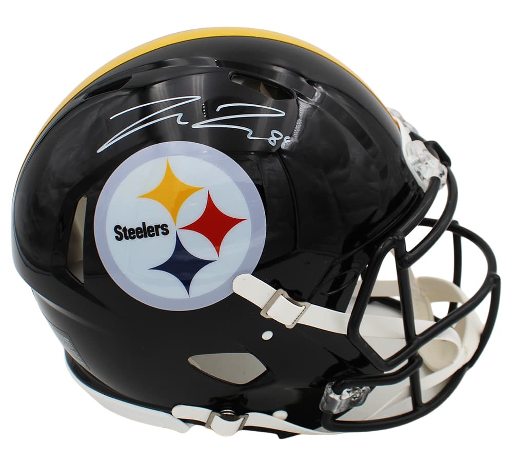 Pat Freiermuth Signed Pittsburgh Steelers Speed Authentic NFL Helmet Pat Freiermuth Helmet pat-freiermuth-pittsburgh-steelers-speed-nfl, Pittsburgh Steelers, supplier stock photo