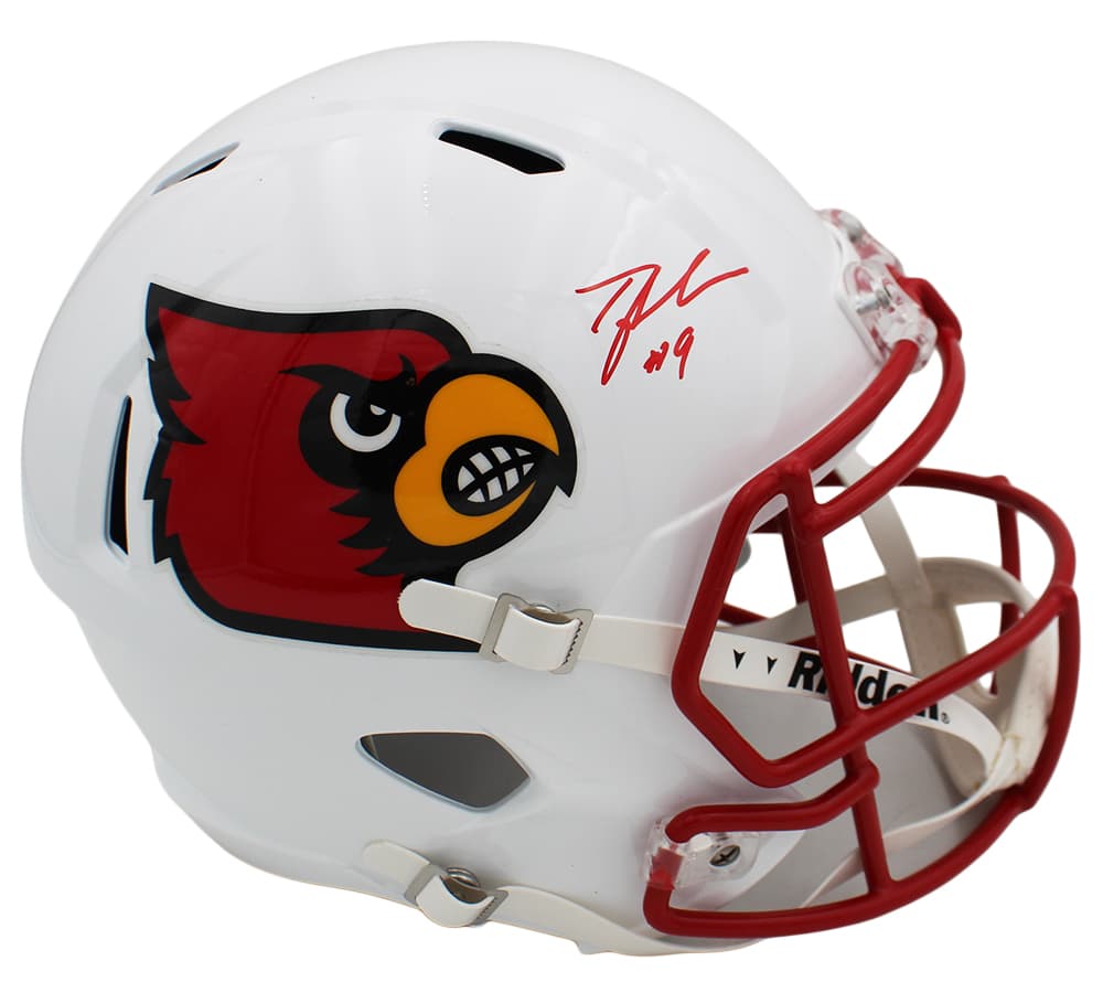 Tyler Shough Signed Louisville Cardinals Speed Full Size NCAA Helmet Tyler Shough Helmet tyler-shough-louisville-cardinals-speed-full, supplier stock photo