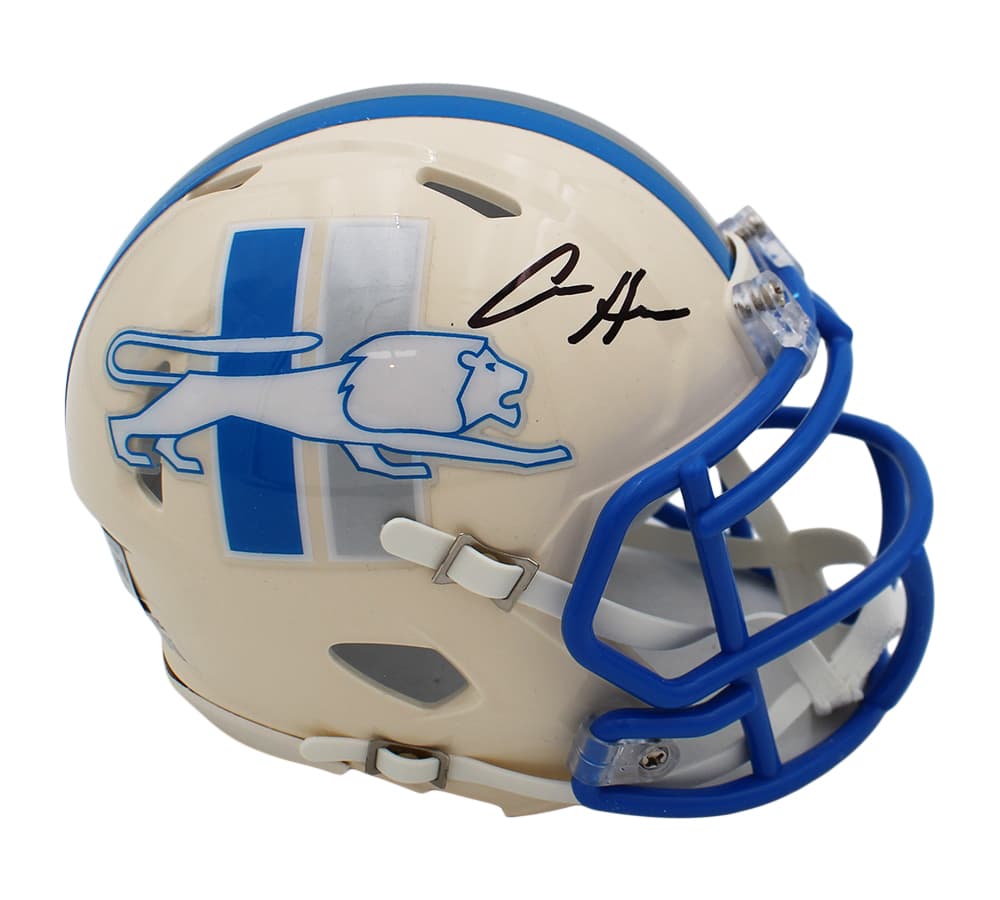 Aidan Hutchinson Signed Detroit Lions Speed Retro NFL Mini Helmet Aidan Hutchinson Helmet aidan-hutchinson-detroit-lions-speed-retro, supplier stock photo