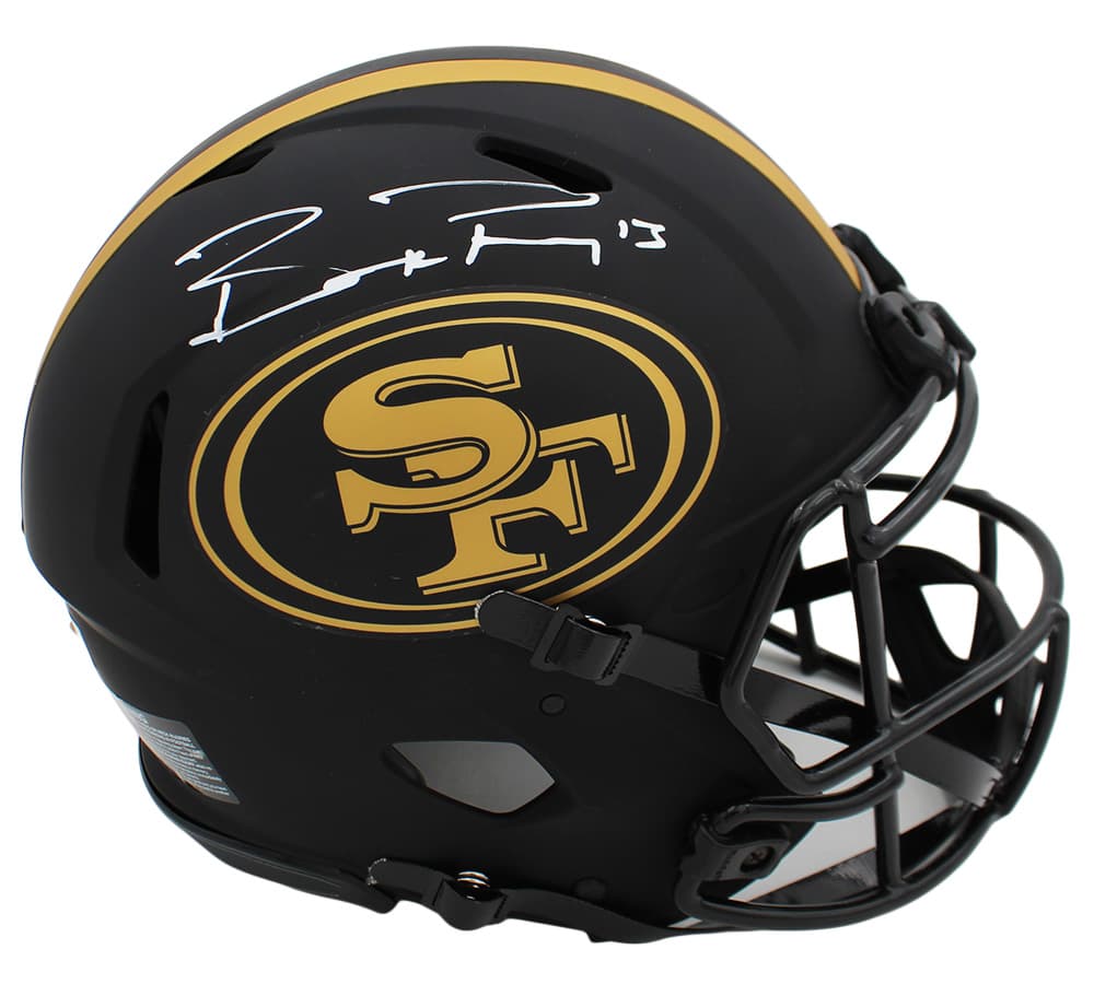 Brock Purdy San Francisco 49ers Speed Authentic Eclipse NFL Helmet Helmet brock-purdy-san-francisco-49ers-speed, San Francisco 49ers, supplier stock photo