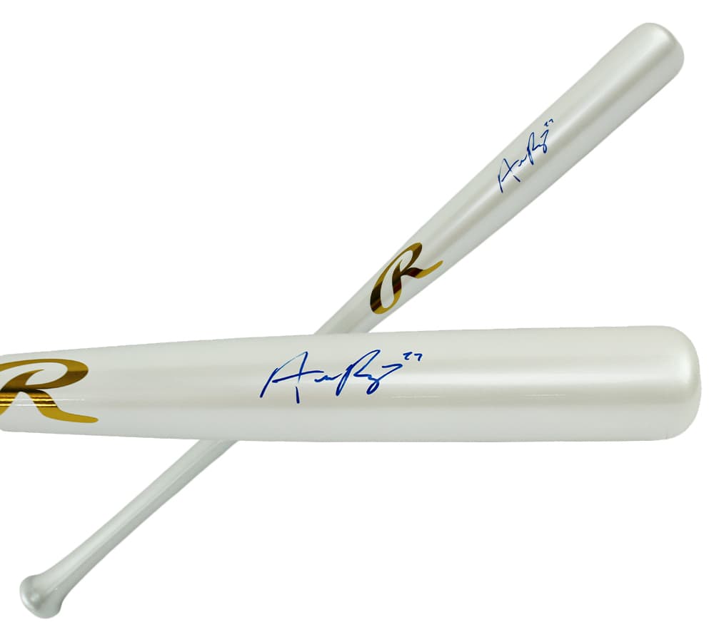 Austin Riley Signed Atlanta Braves Rawlings Chrome White MLB Bat Austin Riley Bat austin-riley-atlanta-braves-rawlings-chrome, Atlanta Braves, supplier stock photo