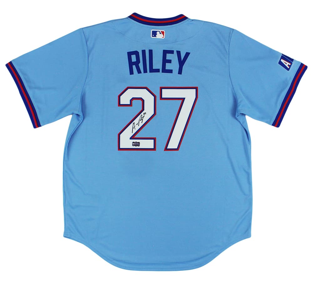 Austin Riley Signed Atlanta Braves Nike 2026 City Connect Blue MLB Jersey Austin Riley Jersey austin-riley-atlanta-braves-nike-2026, Atlanta Braves, supplier stock photo