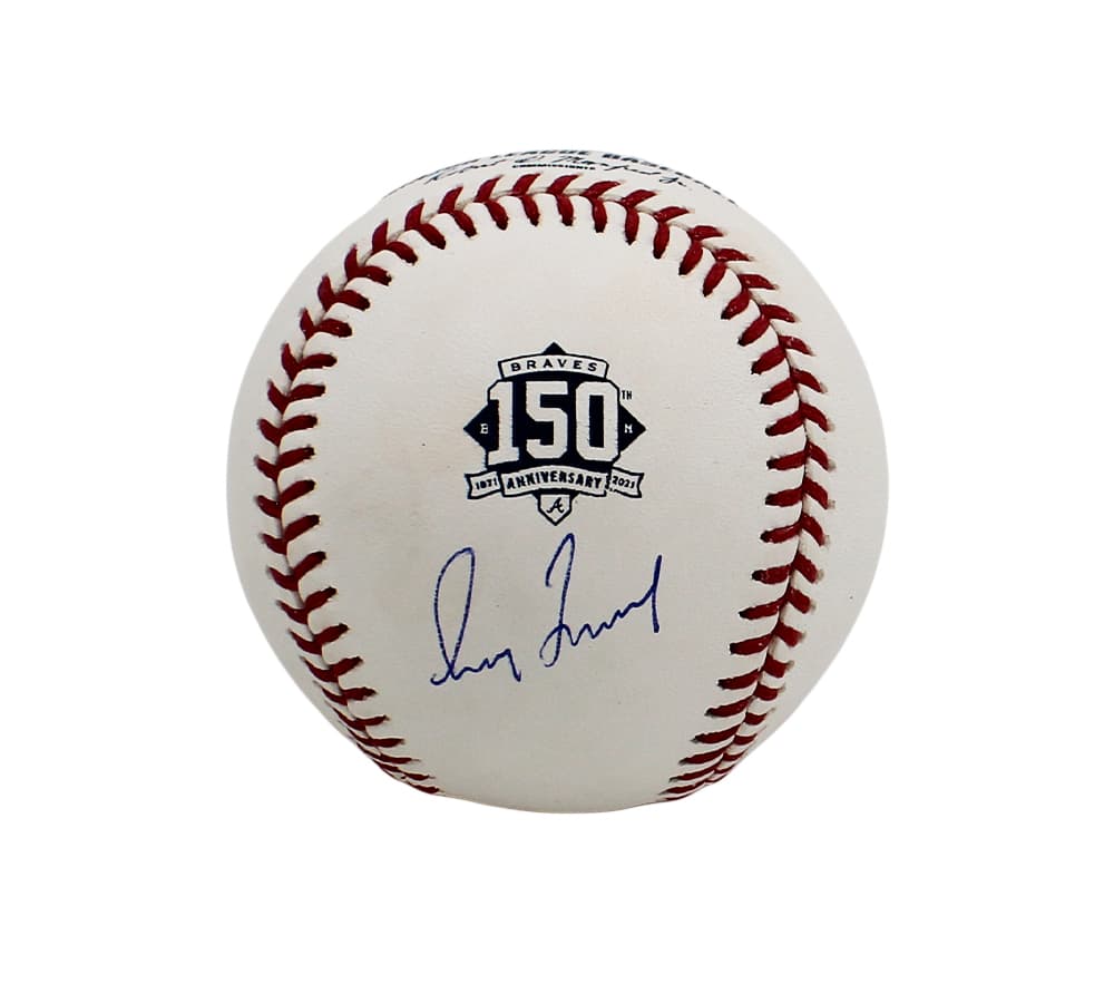 Greg Maddux Signed Atlanta Braves Rawlings OML White 150th Anniversary MLB Baseball Ball greg-maddux-atlanta-braves-rawlings-oml, Atlanta Braves, supplier stock photo