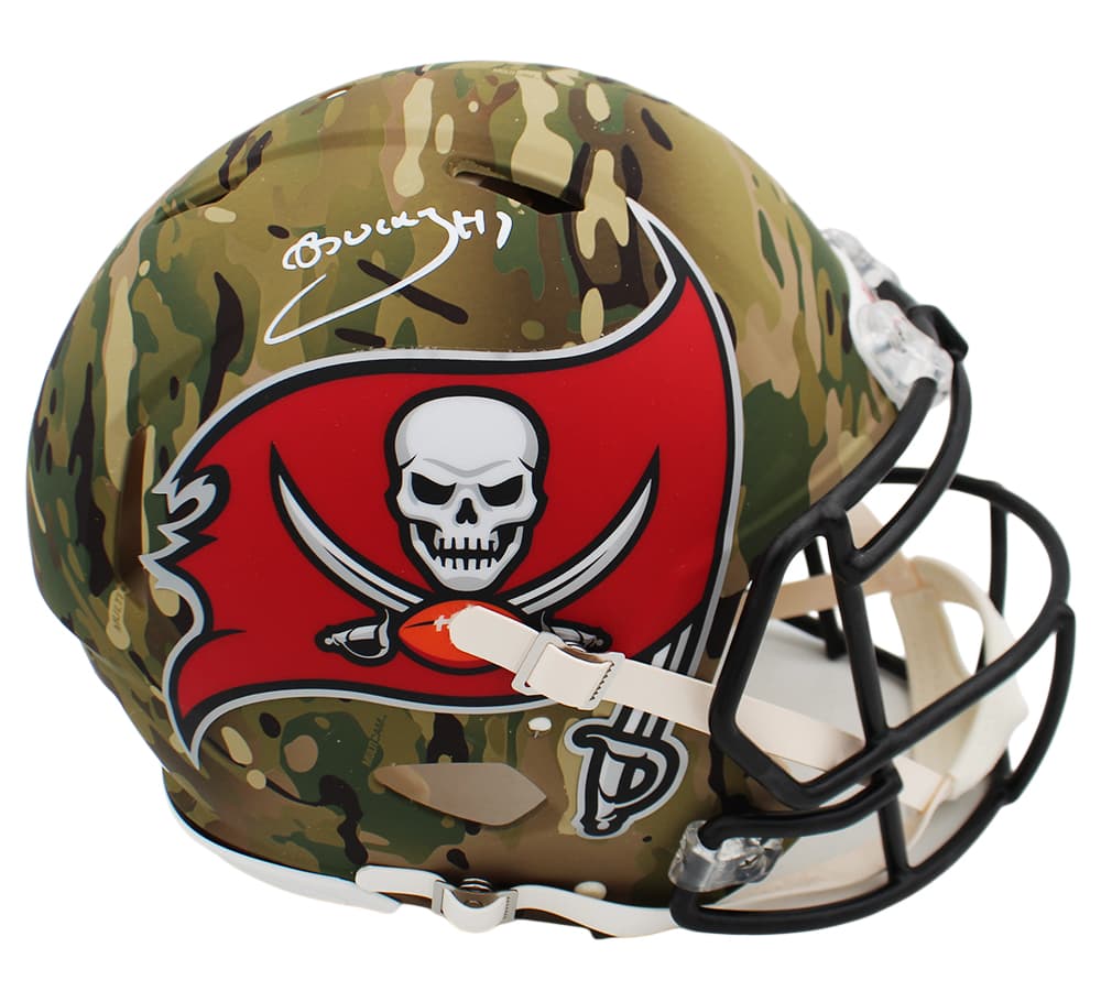 Bucky Irving Signed Tampa Bay Buccaneers Speed Authentic Camo NFL Helmet Bucky Irving Helmet bucky-irving-tampa-bay-buccaneers-speed, supplier stock photo