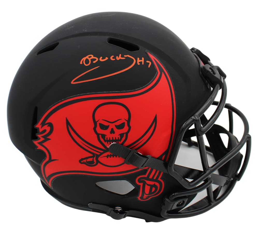 Bucky Irving Signed Tampa Bay Buccaneers Speed Full Size Eclipse NFL Helmet Bucky Irving Helmet bucky-irving-tampa-bay-buccaneers-speed, supplier stock photo