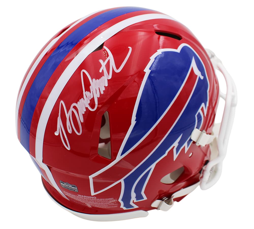 Bruce Smith Signed Buffalo Bills Speed Authentic Throwback 87-01 NFL Helmet Bruce Smith Helmet bruce-smith-buffalo-bills-speed-throwback, Buffalo Bills, supplier stock photo