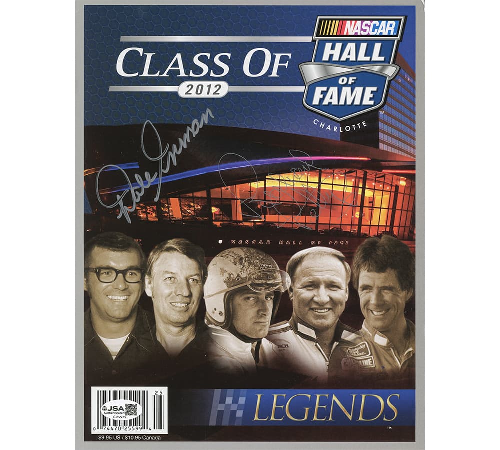 Richard Petty Signed NASCAR Hall of Fame Class of 2012 Blue Legends Magazine Richard Petty Other richard-petty-nascar-hall-fame-class, supplier stock photo