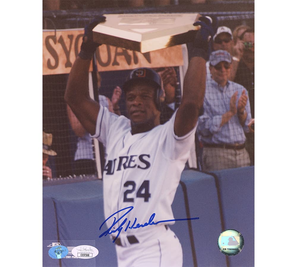 Rickey Henderson Signed San Diego Padres Unframed 8×10 Holding Plate MLB Photo Rickey Henderson Photo 8x10-rickey-henderson-san-diego-padres-unframed, San Diego Padres, supplier stock photo